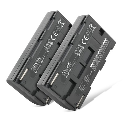 2x Akku für Phase One P40 plus 2000mAh 
