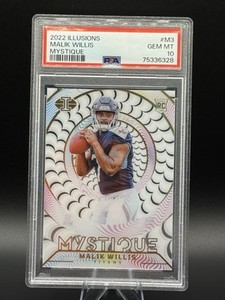 2022 Panini Illusions Malik Willis Mystique #M-3 Rookie RC Titans Packers PSA 10
