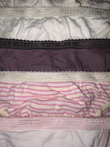 9 Vintage Victorias Secret Picot Trim VS Band Cotton Bikini/V-String Panties - Picture 6 of 22