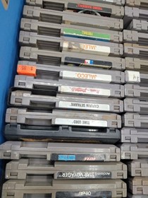 NES 57 Game LOT Nintendo Golf Top Gun Tecmo Baseball Kings Of The Beach Football