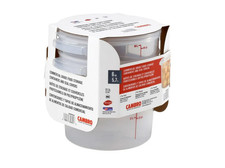 Cambro Round Translucent Container with Lid 6 qt., 2 pk.