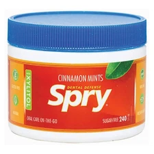 Spry Mints 100% Xylitol Cinnamon 240 Count By Xlear Inc