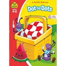 School Zone Dot-To-Dots Workbook by School Zone English Paperback Book