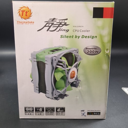 Thermaltake CLP0574 Jing Universal CPU Cooler Green New - Afbeelding 12 van 21