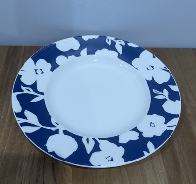 Kate Spade Lenox Primrose Drive Cobalt Salad Plates Set 4 Blue Floral Porcelain