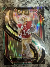 2024 Panini Select - Premier Level Ricky Pearsall #173 Black & Red   (RC)