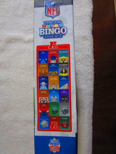 NFL Football Mascots Bingo Game Set (Master Pieces) - Picture 3 of 6