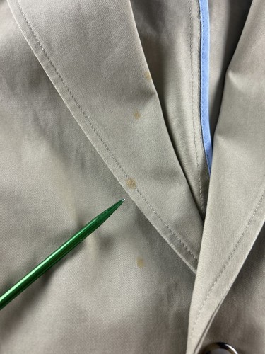 L.L.Bean Blazer Mens 42 Regular Khaki Cotton Two Button Sport Coat Unstructured - Picture 2 of 12