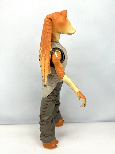 Star Wars JAR JAR BINKS Poseable 12" Actionfigur Hasbro 1998 Episode 1 - Bild 6 von 8