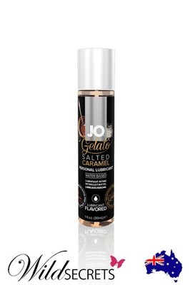 NEW JO Gelato Salted Caramel Flavoured Lubricant (30ml), Water Based
