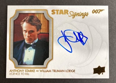 2020 James Bond ANTHONY STARKE as William Truman-Lodge Star Signings AUTOGRAPH