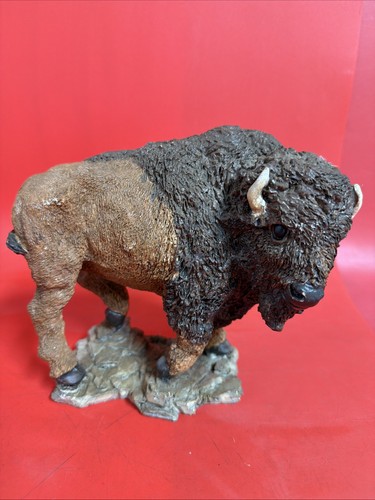 Buffalo Bison Figurine Wildlife Sculpture
