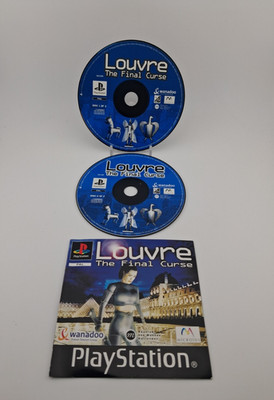 Louvre The Final Curse - Playstation 1 - PAL Version - DISCS + MANUAL ONLY