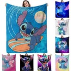 3D Stitch Cartoon Pattern Printed Series Sleeping Blanket Sofa Bed Sheet Blanket