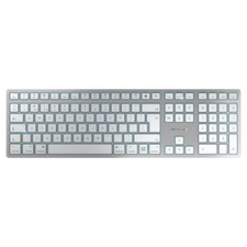 Cherry KW 9100 Slim Mac Wireless Keyboard QWERTY Bluetooth 2.4 GHz RF Flat Keys
