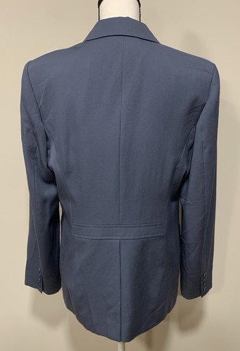 Talbots Blazer Einreiher Einknopf Kerb Revers Wolle Gr. 12 blau gefüttert - Bild 2 von 3