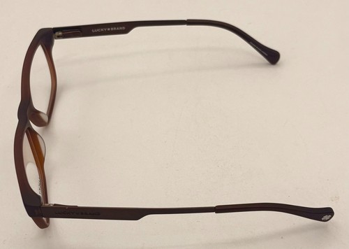 Lucky Big Kids Ophthalmic Matte Brown Soft Rectangle Plastic Frame D807. 48mm - Picture 13 of 16