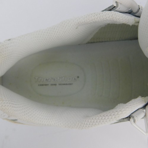 TheraShoe DONNA TAGLIA 8M TS sneaker sportive in pelle bianca WALKING FITNESS - nuove con scatola - Foto 8 di 20