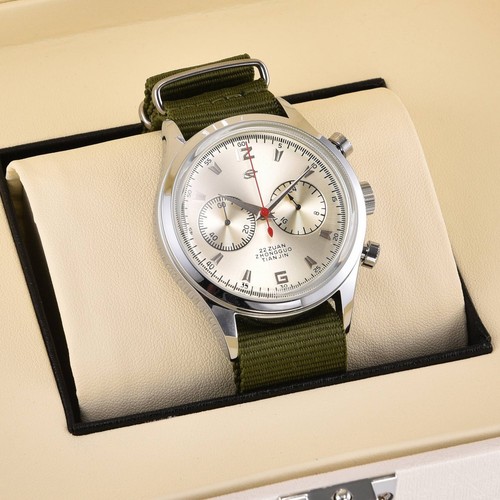 Sea#gull 1963 Chronograph Original ST1901 Movement Sapphire Watch For Men - Picture 4 of 11