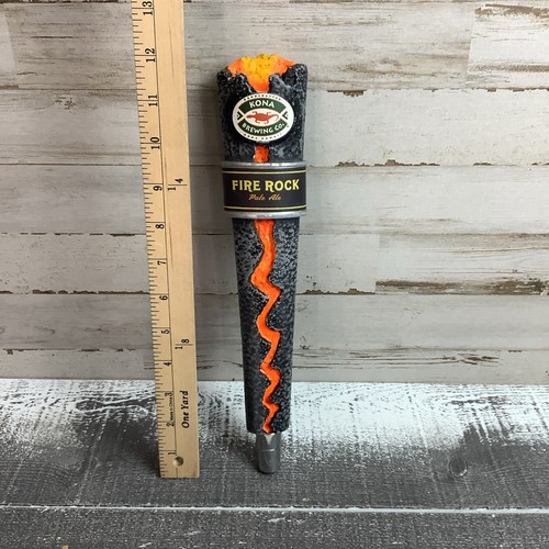 Kona Brewing Fire Rock Pale Ale Lava IPA Bier Zapfhahn Griff 11,75" - Bild 2 von 6