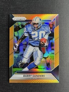 Barry Sanders • 2016 Panini Prizm Orange /299 #165 • HOF Lions 🏈