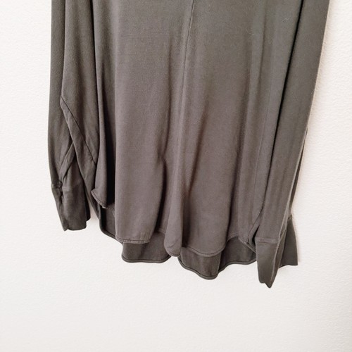 Sudadera con Capucha Lou & Grey LOFT Talla XL Verde Oliva Mezcla Suave Lite Cuello Dividido - Imagen 8 de 11