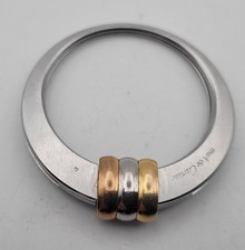 Cartier Geldscheinklammer Posaune Trinity Must de Cartier Vintage Stahl & 3 Gold D1