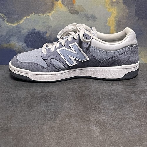 New Balance 480 BB480LEB Men's Arctic Grey Suede Sneakers Size 8D - Picture 12 of 20