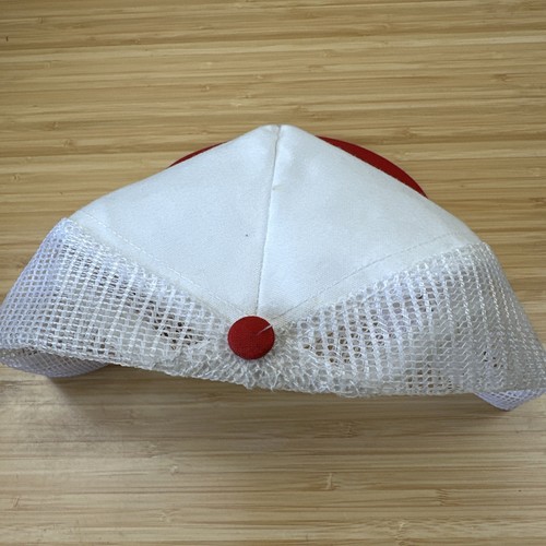 Vintage Case IH Cap Snapback Trucker Hat White Red Swingster Made in the USA - Picture 3 of 4
