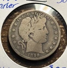 (1) Beautiful Antique 1898-O Barber Half Dollar CHOICE G-GOOD NICE FILLER