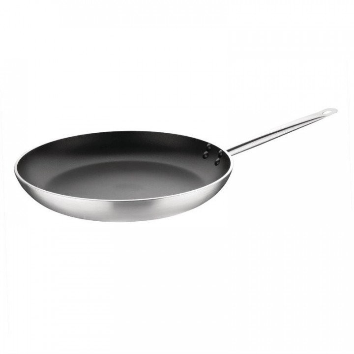 Poêle induction 400 mm antiadhésive en téflon pour saisir sans attacher