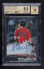 2017 Bowman Chrome Prospect Auto Austin Hays #CPA-AH BGS 9.5 GEM MINT Auto ek4