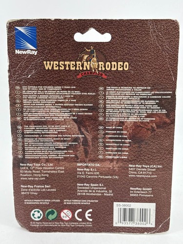 NewRay Western Rodeo Cowboy Horse Calf Roping Toy - Picture 3 of 7