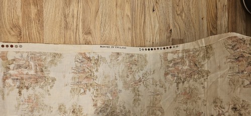 VINTAGE TALLY HO EINZELNER VORHANG 71 ZOLL FALLEN UM 46 ZOLL BREITE - Bild 19 von 21