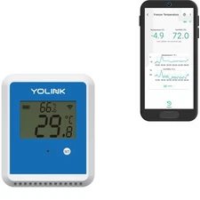 YoLink X3 Thermometer Humidity Sensor 5 Year Battery Remote Monitoring App