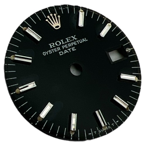 Genuine Rolex Oyster Perpetual Date 26mm Dial Black & Steel 6917 - Picture 2 of 4