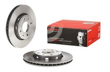 Brembo 09.7720.11 Prime UV Coated Vented Brake Rotors - Front Set