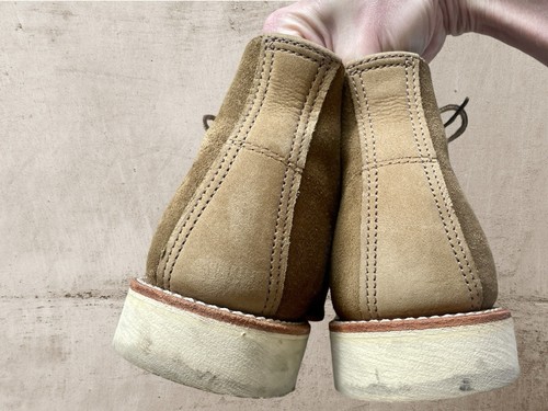 Red Wing Work Chukka 3149 Olive Mohave Boots Shoes Men's UK 8 EU 42 Tan Brown - Picture 7 of 11