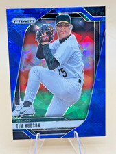 2025 Panini Prizm Blue Ice #5 Tim Hudson Oakland Athletics MLB