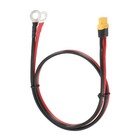 XT60 to O Ring Terminal Cable, 12AWG 2 ft XT60 Female to 2 O Ring