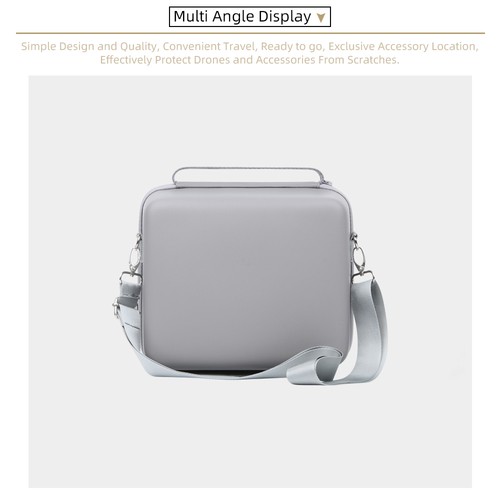 Shockproof Carrying Case Shoulder Bag For DJI Mini 5 Pro Drone&DJI RC-N3 Control - Bild 11 von 13