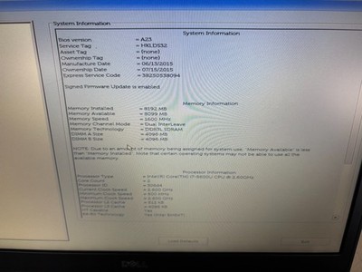Dell Latitude E5450 i7-5600U 2.6GHz 8GB RAM 256GB SSD Windows 10