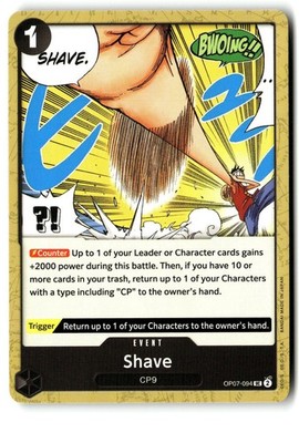 Shave OP07-094 Uncommon 500 Years in the Future One Piece Near Mint
