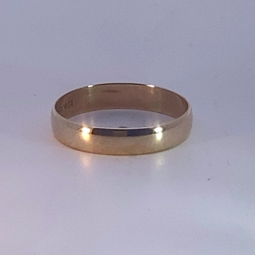 Unisex Goldring 10 Karat Gelbgold 1,6 g Größe: 7,5 (MI1067665) - Bild 10 von 12