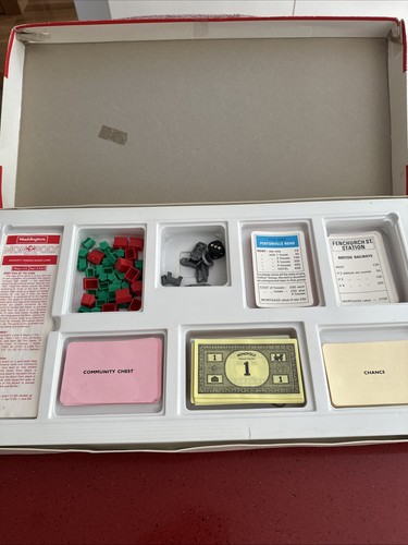 Vintage Monopoly Waddingtons Original 1961 Edition Board Game Complete GC - Picture 3 of 6