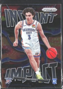 2021-22 Panini Prizm #4 Josh Giddey Instant Impact