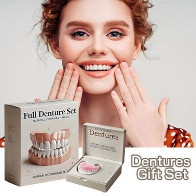 Advanced Full Set of Dentures, Silicone Reline Denture and W3N8 GTR1 Soft  SFK