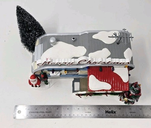 Department 56 Camper Snow Village Vintage Lot 56 Christmas Court w/ Box WORKS  - Picture 23 of 24