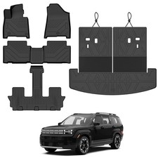 Floor Mats Custom Fit for 2024 2025 2026 Hyundai Santa Fe 6 7-Seat Hybrid  ...
