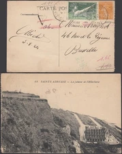 France 1924 - Postcard to Brussels-Belgium. "Olympic"....(EB) AR-10806